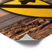 Eerste zevende Cavalry Air Cav Vetereans Vets Patc Poster (Hoek)