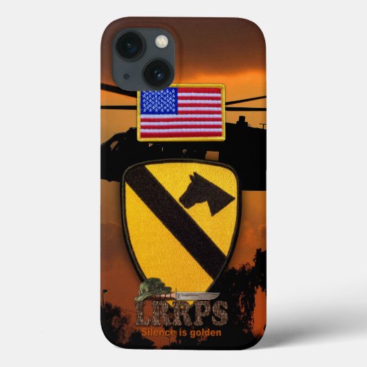 Eerste zevende cavarly air cav LRRPS veteranen vet Case-Mate iPhone Case (Achterkant)
