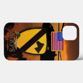 Eerste zevende cavarly air cav LRRPS veteranen vet Case-Mate iPhone Case (Achterkant (horizontaal))