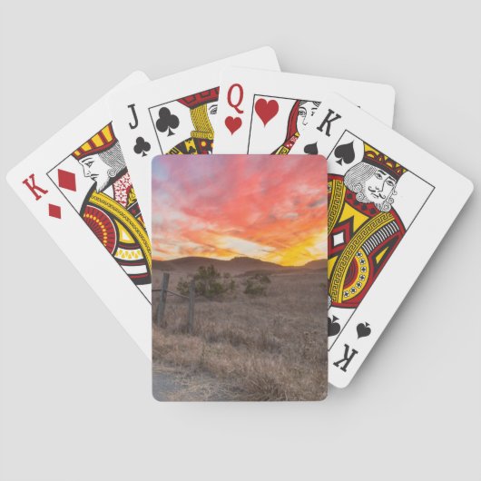 Eerste zondag van de dag pokerkaarten (Achterkant)