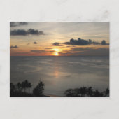 Eerste zonsondergang in Guam Briefkaart (Voorkant)