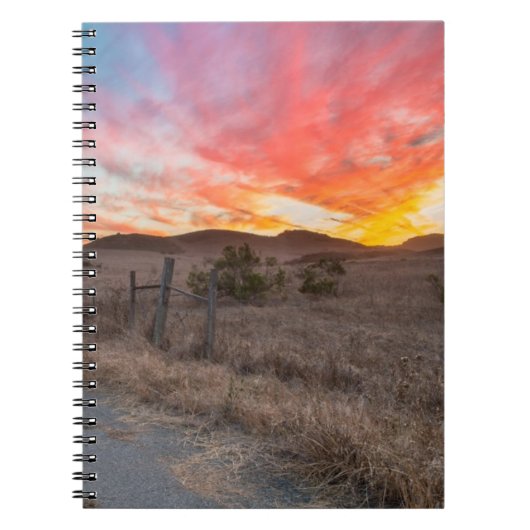 Eerste zonsondergang van de dag notitieboek (Voorkant)