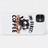 Eerste Zwarte Koffie Avontuur Case-Mate iPhone Case (Achterkant (horizontaal))