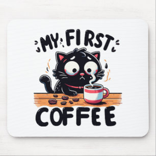 Eerste Zwarte Koffie Avontuur Muismat