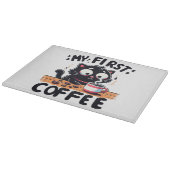 Eerste Zwarte Koffie Avontuur Snijplank (Hoek)