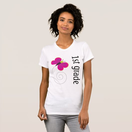 eerstegraads Butterfly T-shirt (Voorkant volledig)