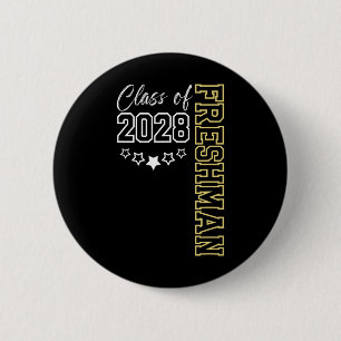 Eerstejaars klas van 2028 eerste dag van de 9e kla ronde button 5,7 cm