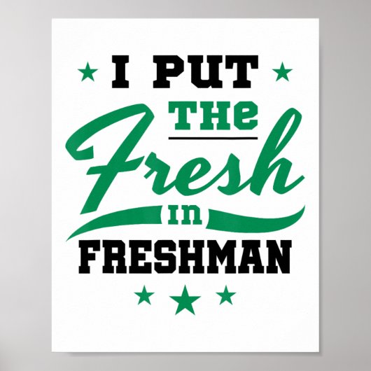 Eerstejaars Ninth Grade 9e Grappige Ck naar school Poster (Voorkant)