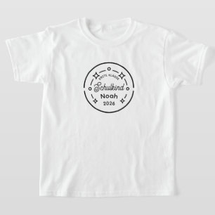 Eersteklas Leerling 2026 met Naam Terug Naar T-shirt