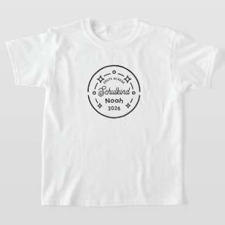 Eersteklas Leerling 2026 met Naam Terug Naar T-shirt