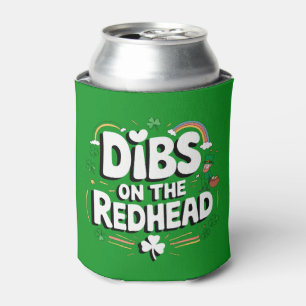 Eersteklens op de roodharige Funny St. Patrick's D Blikjeskoeler