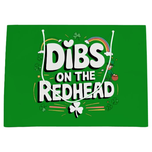 Eersteslag op de roodharige Funny St. Patrick's Da Groot Cadeauzakje (Voorkant)