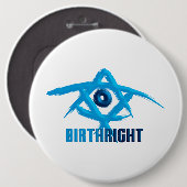 Eerstgeboorterecht Ronde Button 6,0 Cm (Voorkant /achterkant)