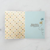 Eerstgeboren kuiken voor Moederdag Kaart (Binnen)