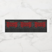 Eerstgeborene van de Doden Waterfles Etiket (Enkel label)