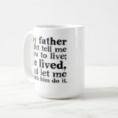 Eerstgenoemde koffie-Mok Koffiemok (Voorkant links)