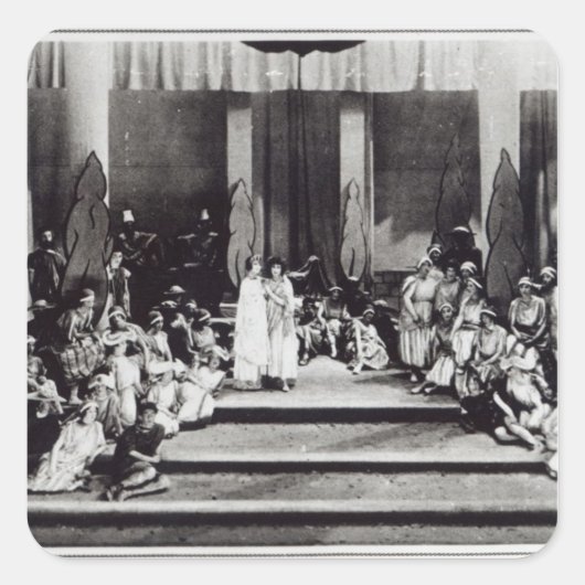 Eerstgenoemde prestaties in Engeland "Semele" Vierkante Sticker (Voorkant)