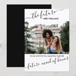 Eervol Voorstel van Toekomstige Mevrouw Foto Kaart