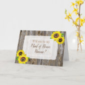 Eervolgetrouw Voorstel Kaart (Gele Bloem)