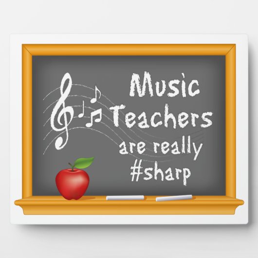 Eervolle muziekdocenten fotoplaat (Voorkant)