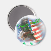 Eervolle Peace Eagle Magneet (Voorkant / Achterkant)