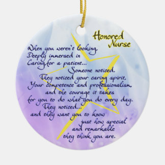 Eervolle Verpleegster Ornament