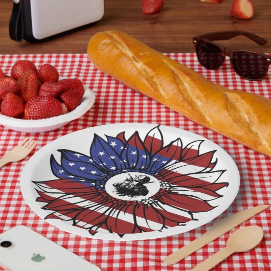 Eervolle Veteranen Papieren Bordje (Picknick)