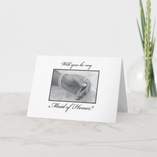 Eervrouwe verzoek zwart, wit