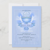 Eerwaarde Chalice First Heilige CommunieBlauw Kaart (Voorkant)
