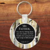 Eerwaarde dag Themes Church Bijbel Verse Sleutelha Sleutelhanger (Voorkant)