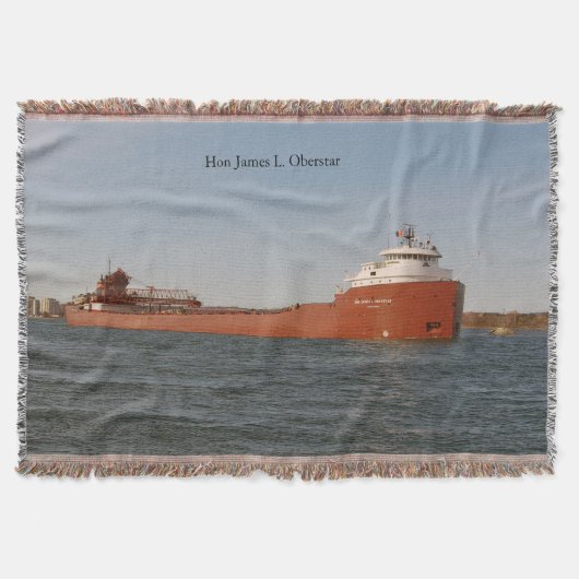 Eerwaarde James L. Oberstar werpdeken Deken (Voorkant)
