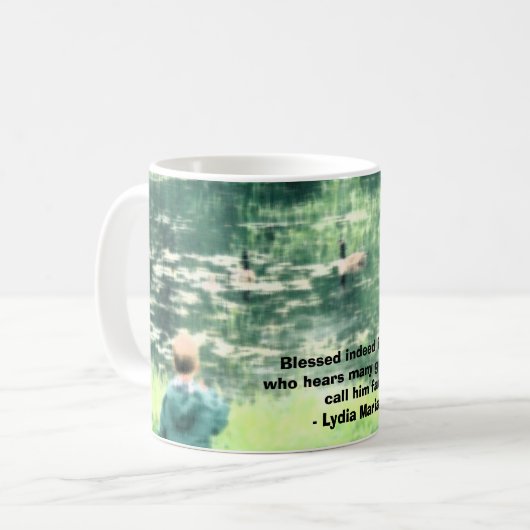 Eerwaarde vader koffiemok (Voorkant links)