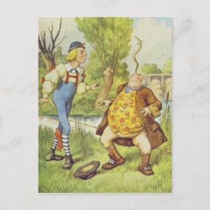 Eerwaarde William Balancing an Eel on its Nose Briefkaart