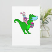 eester bunny dinosaur pandemie kaart (Staand voorkant)