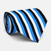 Eesti / Estland vlag kleuren verticale streep Stropdas (Opgerold)