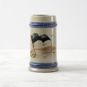Eesti Lipp/Estse vlag Beer Stein Bierpul (Center)
