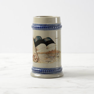 Eesti Lipp/Estse vlag Beer Stein Bierpul
