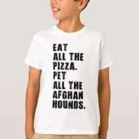 Eet al het pizza huisdier alle Afghaanse honden