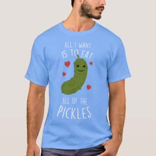 Eet alle augurken op t-shirt