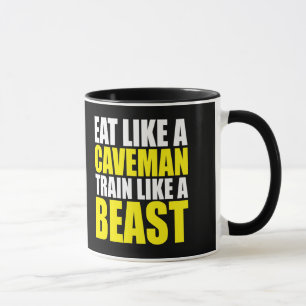 Eet als een holbewoner, train als een beest - Work Mok