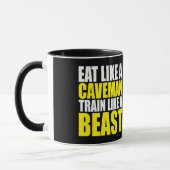 Eet als een holbewoner, train als een beest - Work Mok (Links)