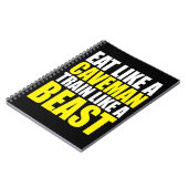 Eet als een holbewoner, train als een beest - Work Notitieboek (Linkerzijde)