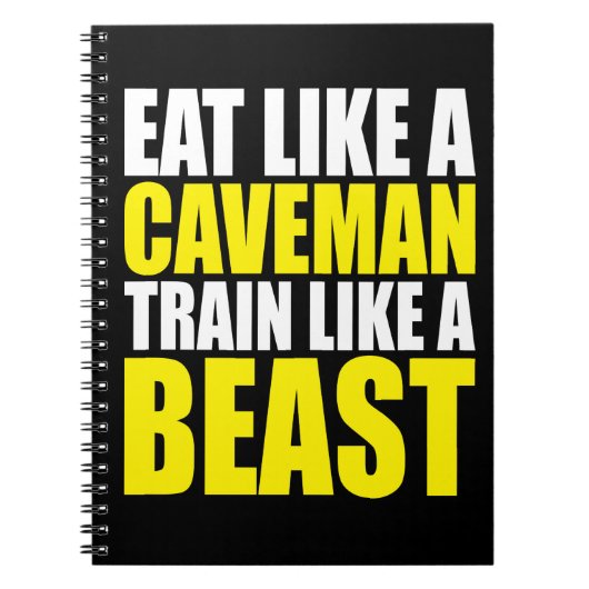 Eet als een holbewoner, train als een beest - Work Notitieboek (Voorkant)