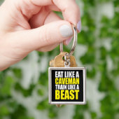 Eet als een holbewoner, train als een beest - Work Sleutelhanger (Hand)