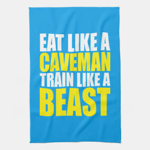 Eet als een holbewoner, train als een beest - Work Theedoek