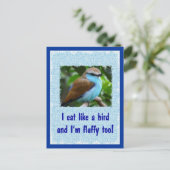 Eet als een vogel 2 briefkaart (Staand voorkant)