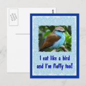 Eet als een vogel 2 briefkaart (Voorkant / Achterkant)