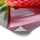 Eet alsof je van jezelf houdt / / / Aardbeien smoo Poster (Hoek)