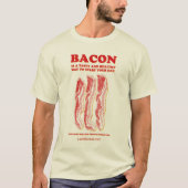 Eet anders: Eat Bacon T-shirt (Voorkant)