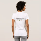 Eet. Bark. Liefde. T-shirt (Achterkant volledig)